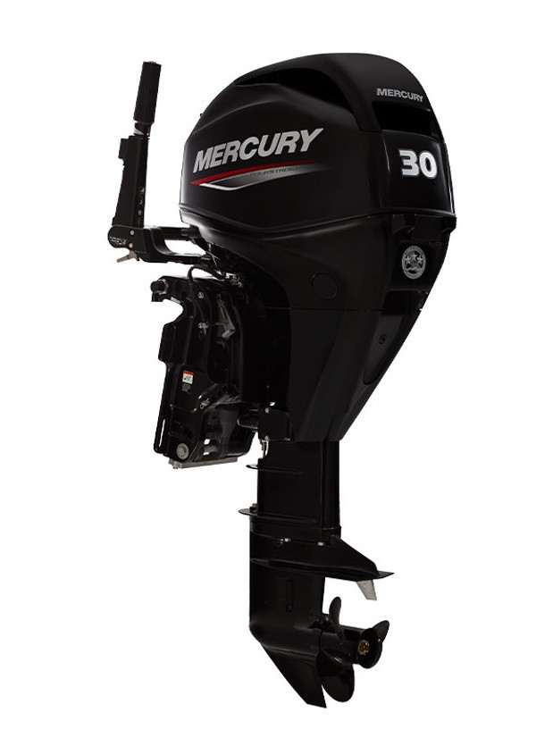 Motor fueraborda Mercury de 30 hp con inyección electrónica de combustible | mando popero, arranque manual, eje de 20" | 30MLHGA